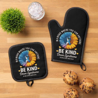 Set De Manoplas Sé Amable Conciencia del Síndrome de Down