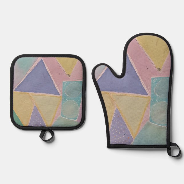 Set De Manoplas Serene Abstracts: A Pastel Dream (Anverso)