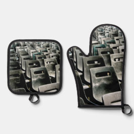 Set De Manoplas Sillas grises monocromáticas