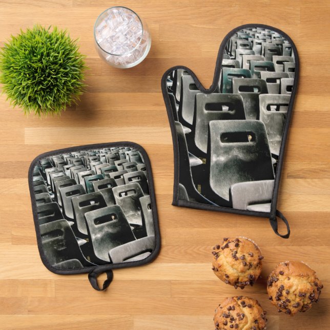 Set De Manoplas Sillas grises monocromáticas (De arriba hacia abajo)