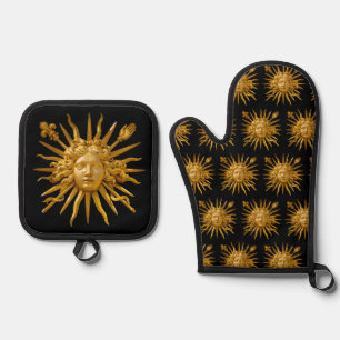 Set De Manoplas Símbolo de Luis XIV el Rey Sol