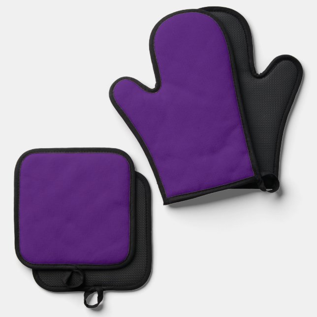 Set De Manoplas Simple Authority® Purpel (Anverso/Reverso)