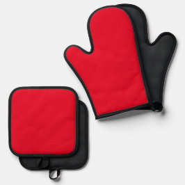 Set De Manoplas Simple Authority® Rojo