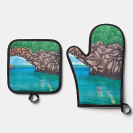 Set De Manoplas Snorkeling en el paraíso