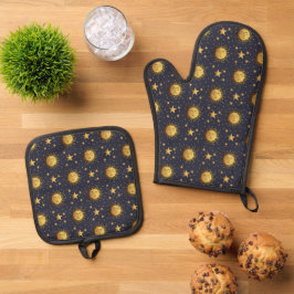 Set De Manoplas Sol y estrellas