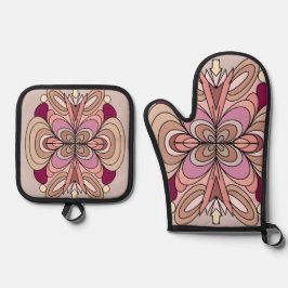 Set De Manoplas Sombros de bonito Oven Mitt & Pot Holder