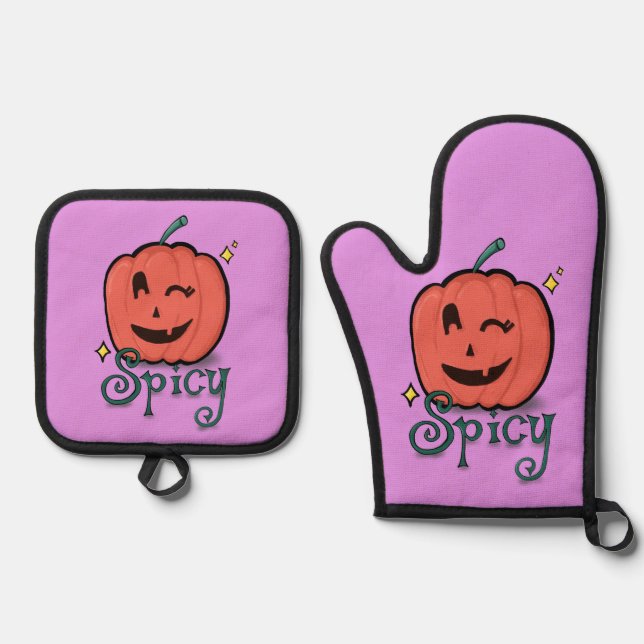 Set De Manoplas Spicy Pumpkin Spice (Anverso)