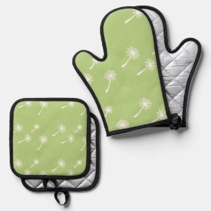 Set De Manoplas Sucede la mala hierba Diseño divertido y lindo de