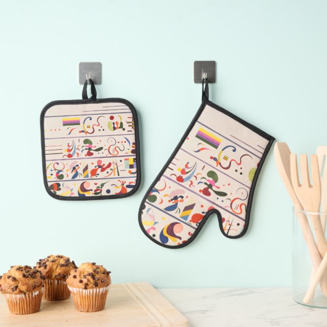 Set De Manoplas Sucesión, Kandinsky  (Insitu (colgante))