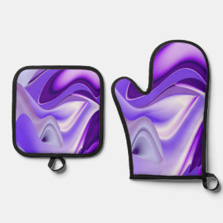 Set De Manoplas Sueños de Arcoíris Púrpura