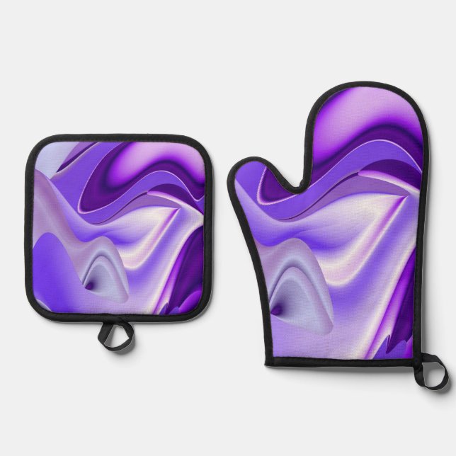 Set De Manoplas Sueños de Arcoíris Púrpura (Anverso)