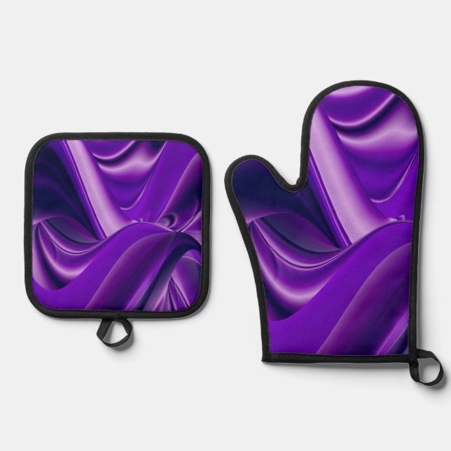 Set De Manoplas Sueños de Arcoíris Púrpura (Anverso)