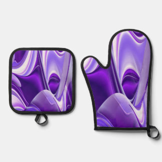 Set De Manoplas Sueños de Arcoíris Púrpura