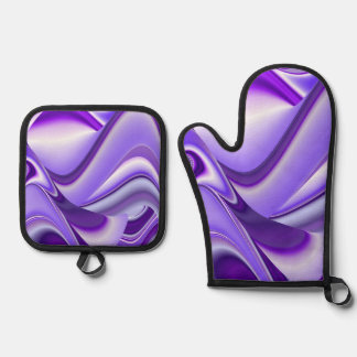 Set De Manoplas Sueños de Arcoíris Púrpura