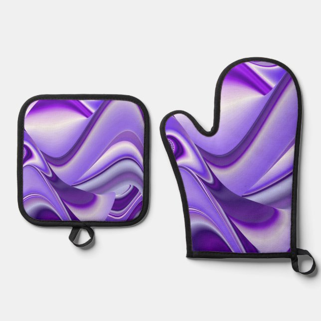 Set De Manoplas Sueños de Arcoíris Púrpura (Anverso)