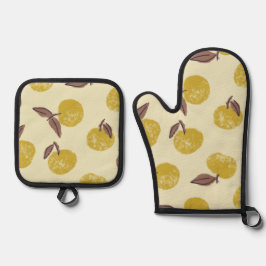 Set De Manoplas Sunny Clementine Bliss