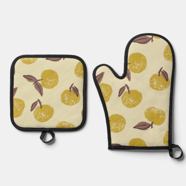 Set De Manoplas Sunny Clementine Bliss (Anverso)