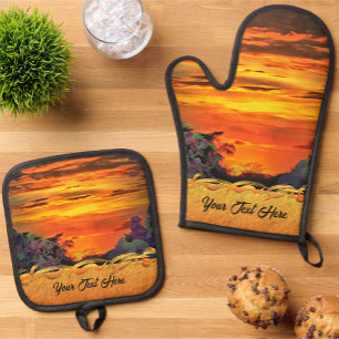 Set De Manoplas Sunset Plaza Marina 2584
