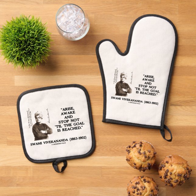 Set De Manoplas Swami Vivekananda Levántate Despierta No te Deteng (De arriba hacia abajo)