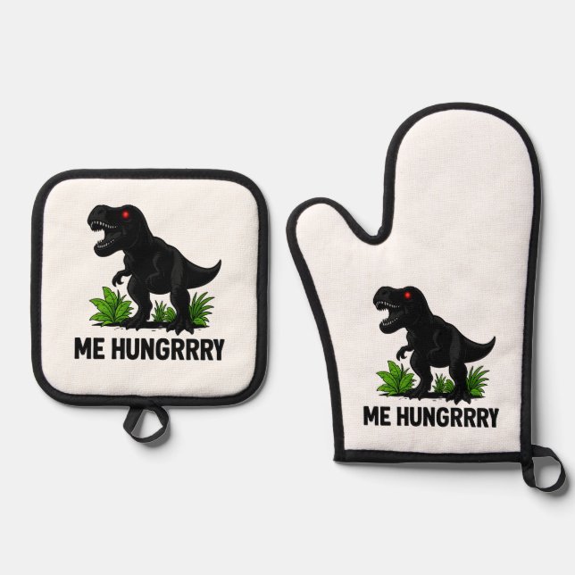 Set De Manoplas T-Rexx Hambriento (Anverso)