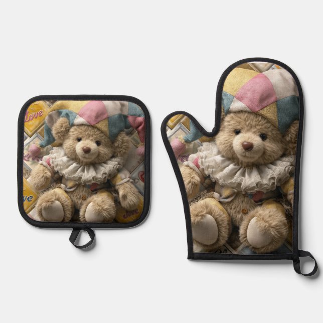 Set De Manoplas Tabla de cortar (Anverso)