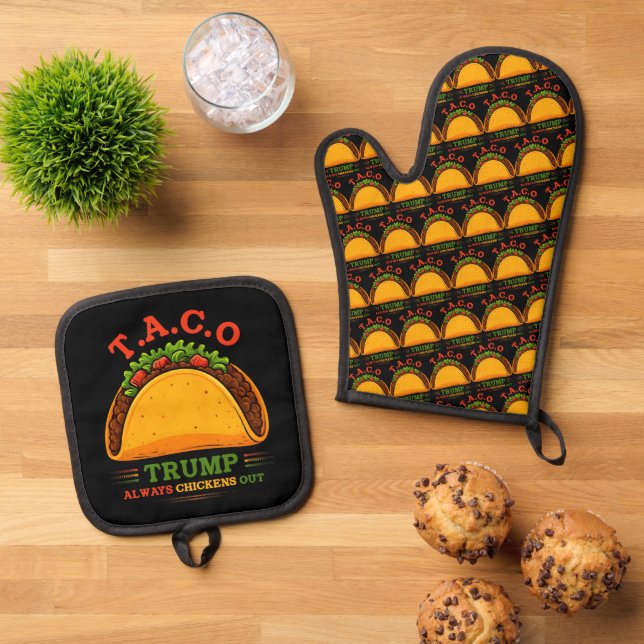 Set De Manoplas Taco Trump siempre se esfuma (De arriba hacia abajo)