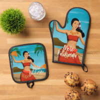 Tarjeta postal hawaiana Mele Kalikimaka