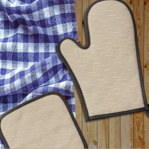 Set De Manoplas Taupe Swirls