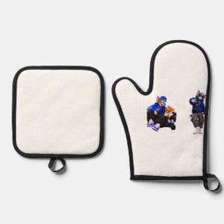 Set De Manoplas Taza de café con silueta de caballo negro majestuo