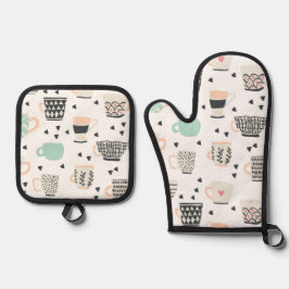 Set De Manoplas tazas de café