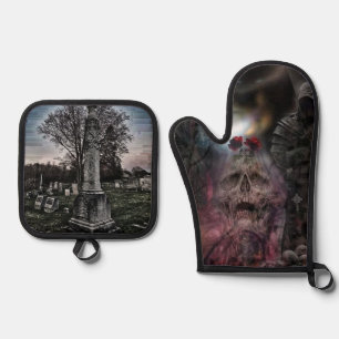 Set De Manoplas Tejido de horno vivo muerto/portaolchón