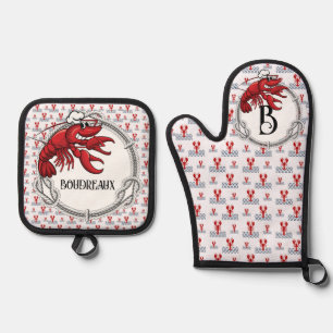 Set De Manoplas TEMA Cajún del pescado del mar