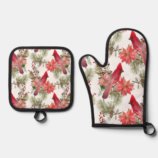 Set De Manoplas Tema de navidades Titular de la olla (Anverso)