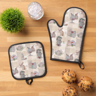 Set De Manoplas Tema de Pipa y Marlow