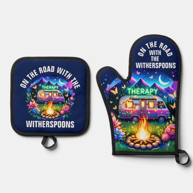 Set De Manoplas Terapia de camping (Anverso)