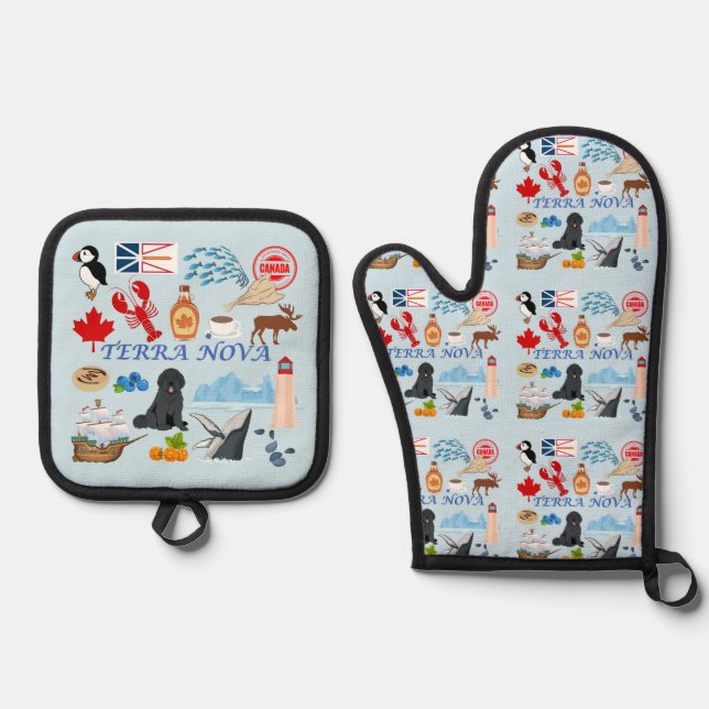 Set De Manoplas Terra Nova Newfoundland (Anverso)