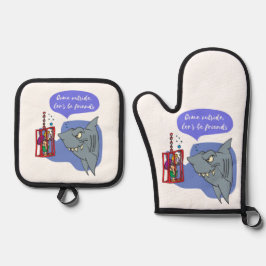 Set De Manoplas tiburón, seamos amigos