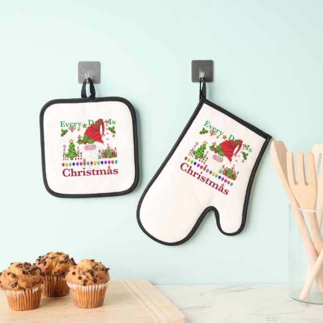 Set De Manoplas Todos los días hay Navidades (Insitu (colgante))