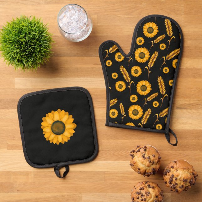 Set De Manoplas Trigo de girasol (De arriba hacia abajo)