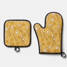 Tulip Garden Oven Mitt y Pot Holders