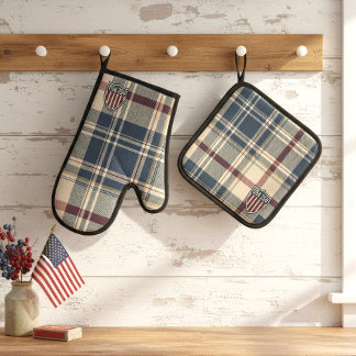 Set De Manoplas UA 250 American Plaid Shield Motif ID1301