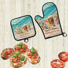 Set De Manoplas Última Fiesta Antes del Anillo Cóctel de Playa Tro