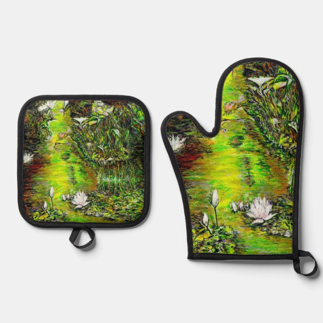 Set De Manoplas Un estanque con pensamientos impuros (Anverso)
