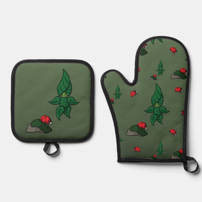Set De Manoplas Un paseo en los bosques (Anverso)