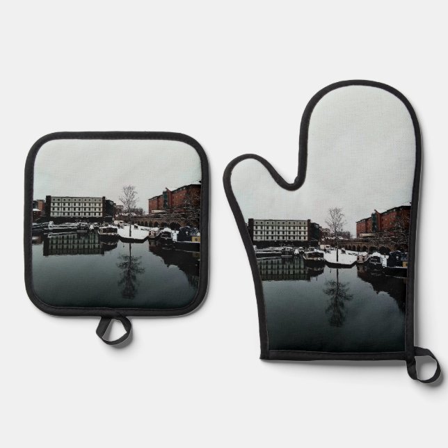 Set De Manoplas Una reflexión en el agua (Anverso)