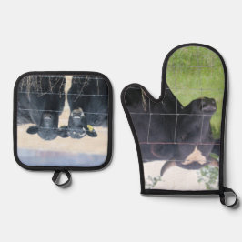 Set De Manoplas Vacas