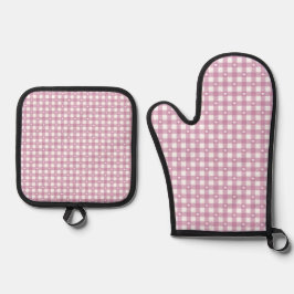 Set De Manoplas Verificaciones Magenta