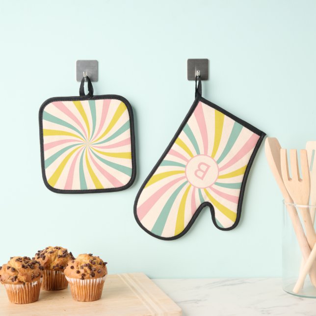 Set De Manoplas 'Vibes Lollypop', retro personalizado (Insitu (colgante))