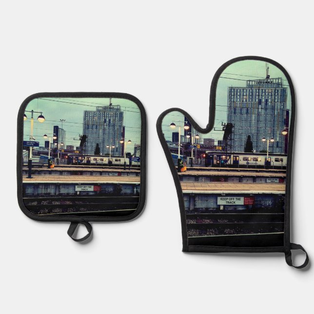 Set De Manoplas Vista de estación de Manchester (Anverso)