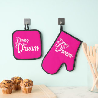 Set De Manoplas Viviendo el sueño como motivación Inspiradora